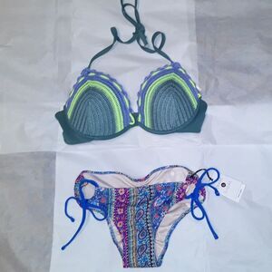 *NWT* 2pc bathing suit sz small / 34C